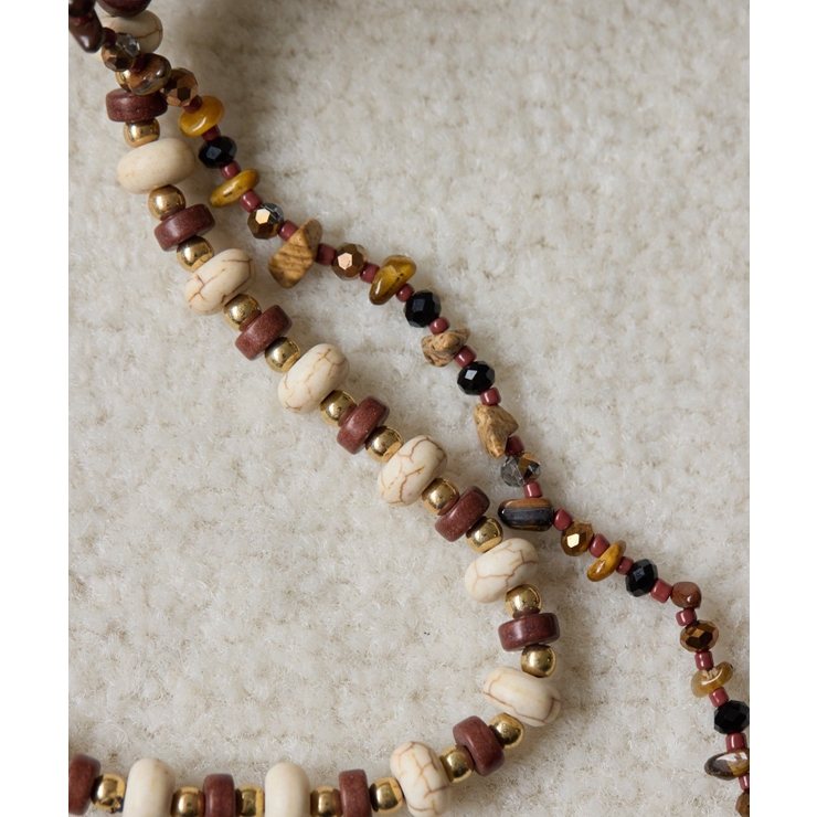 【ear PAPILLONNER】ハウライト×ワントーンネックレス | PAL GROUP OUTLET | 詳細画像2 