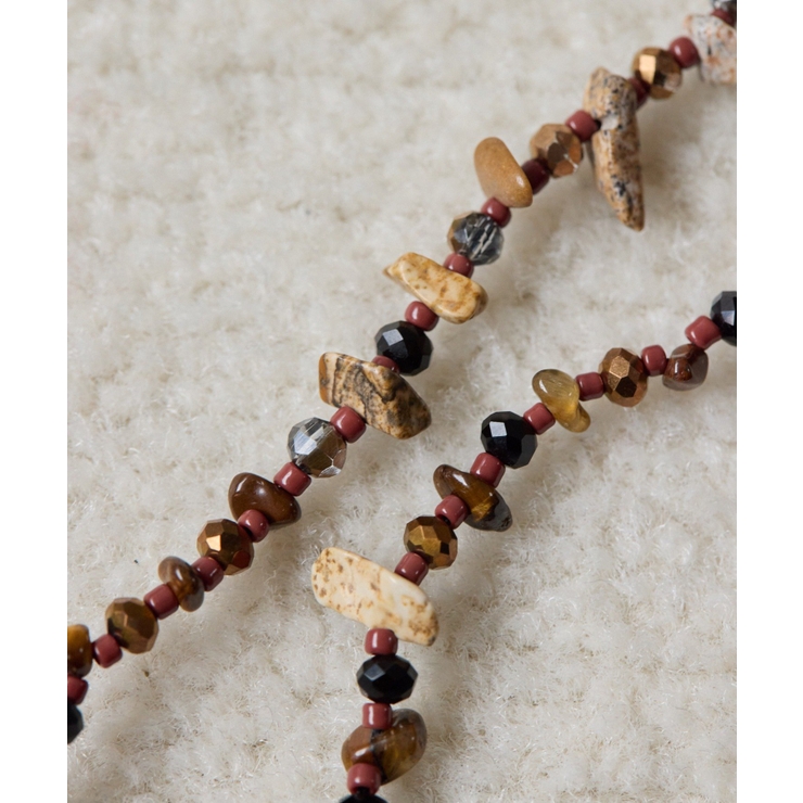 【ear PAPILLONNER】ハウライト×ワントーンネックレス | PAL GROUP OUTLET | 詳細画像4 