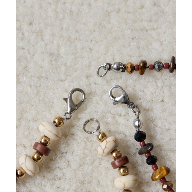 【ear PAPILLONNER】ハウライト×ワントーンネックレス | PAL GROUP OUTLET | 詳細画像6 