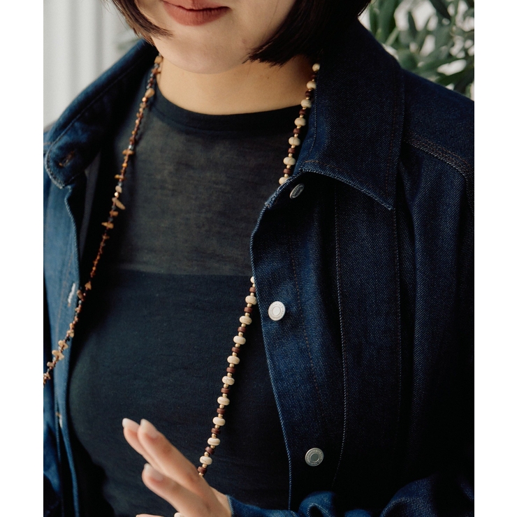 【ear PAPILLONNER】ハウライト×ワントーンネックレス | PAL GROUP OUTLET | 詳細画像8 