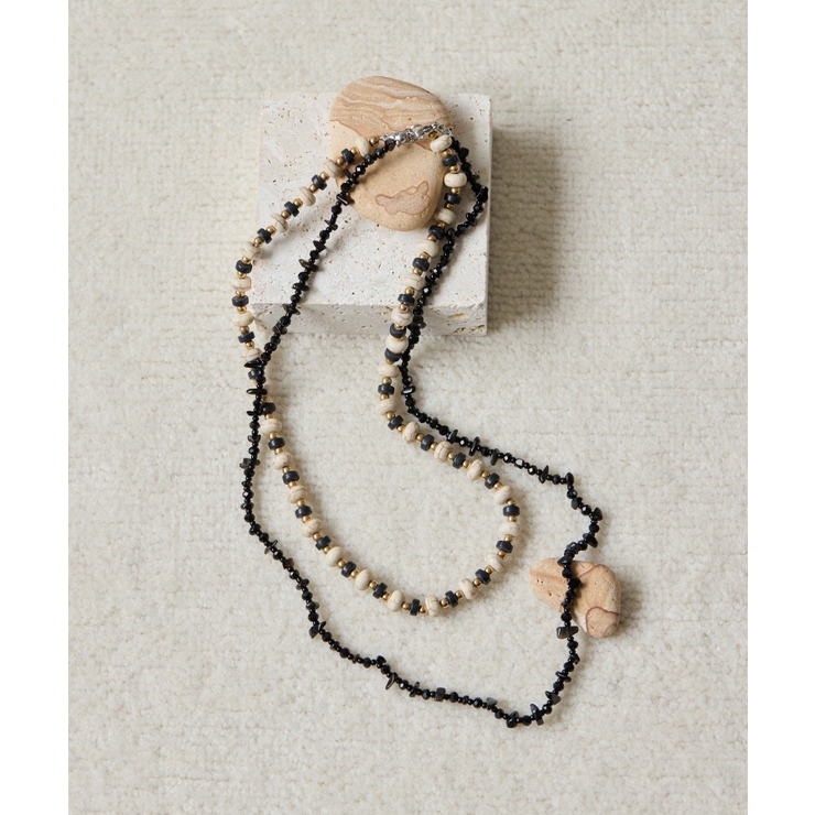 【ear PAPILLONNER】ハウライト×ワントーンネックレス | PAL GROUP OUTLET | 詳細画像13 