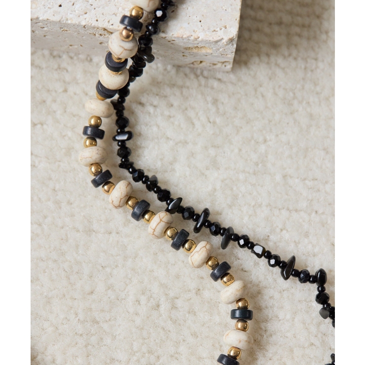 【ear PAPILLONNER】ハウライト×ワントーンネックレス | PAL GROUP OUTLET | 詳細画像14 