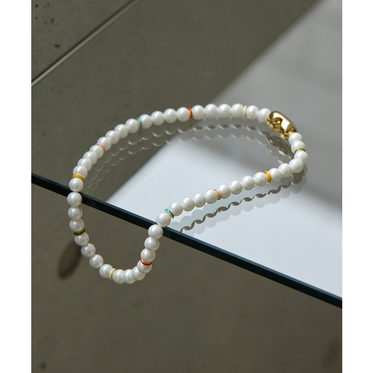 ear PAPILLONNER】POPパールマグネットネックレス[品番：PALW0008274