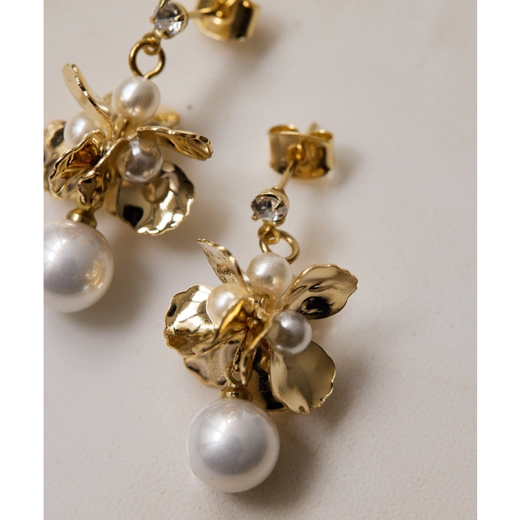 【ear PAPILLONNER】ポンポンフラワーピアス | PAL GROUP OUTLET | 詳細画像2 