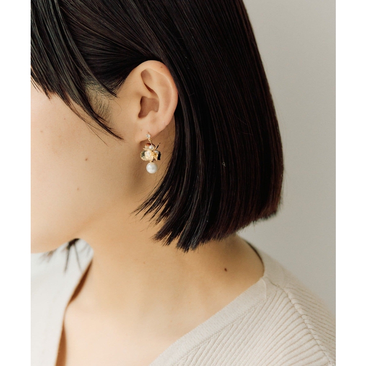 【ear PAPILLONNER】ポンポンフラワーピアス | PAL GROUP OUTLET | 詳細画像5 