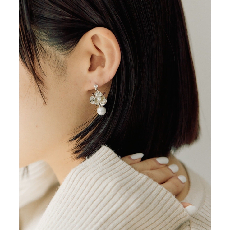 【ear PAPILLONNER】ポンポンフラワーピアス | PAL GROUP OUTLET | 詳細画像12 