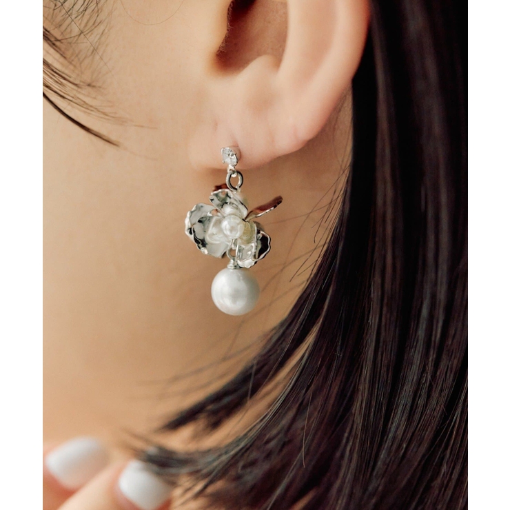 【ear PAPILLONNER】ポンポンフラワーピアス | PAL GROUP OUTLET | 詳細画像14 