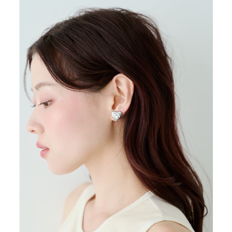 【Kastane】fiw.ハートリボンイヤリング | PAL GROUP OUTLET | 詳細画像2 
