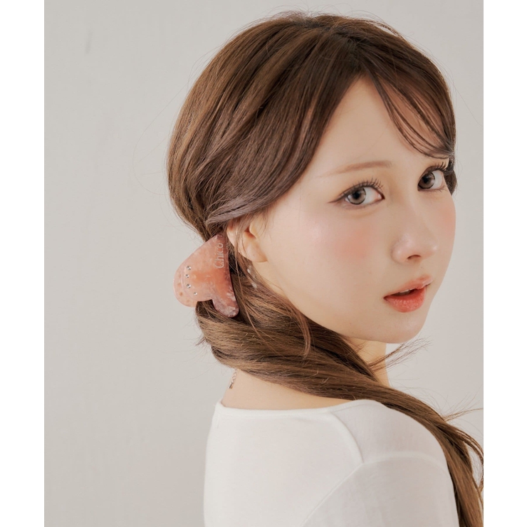 【Chico】ビジュー付ハートヘアクリップ | PAL GROUP OUTLET | 詳細画像1 