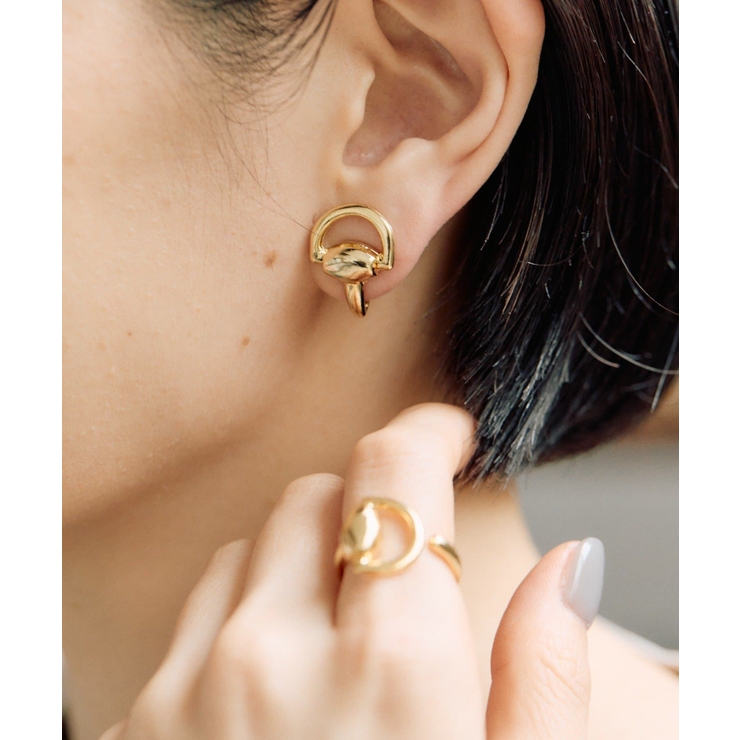 【ear PAPILLONNER】ホースビットイヤリング | PAL GROUP OUTLET | 詳細画像9 