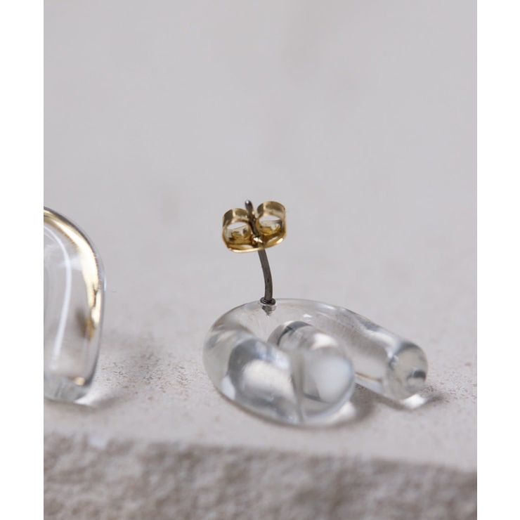 【ear PAPILLONNER】のの字樹脂ピアス | PAL GROUP OUTLET | 詳細画像2 