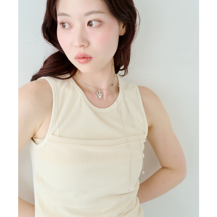【Kastane】fiw.スネークアレンジハートネックレス | PAL GROUP OUTLET | 詳細画像1 
