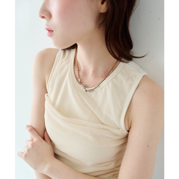 【Kastane】fiw.ストーンダブルネックレス | PAL GROUP OUTLET | 詳細画像2 