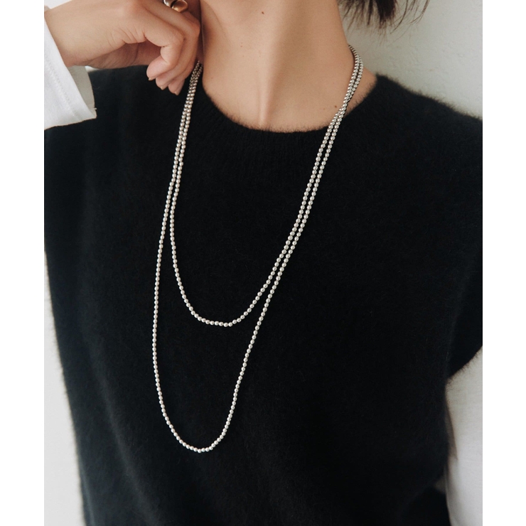 SV | 【RIVE DROITE】150㎝ボールビーズロングネックレス | PAL GROUP OUTLET
