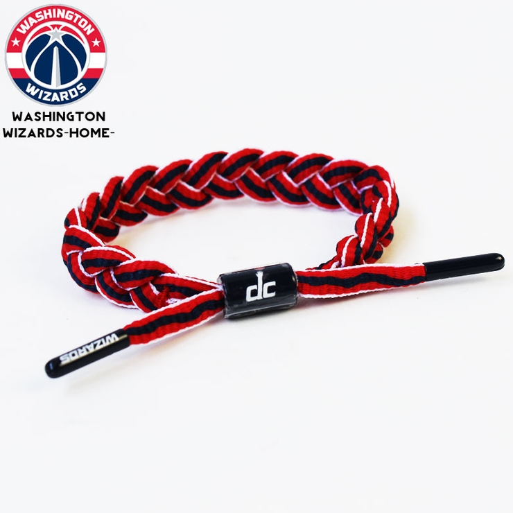RASTACLATラスタクラットブレスレットシューレースNBATEAMBRACELETWASHINGTONWIZARDSHOMEAWAY1250010112500102