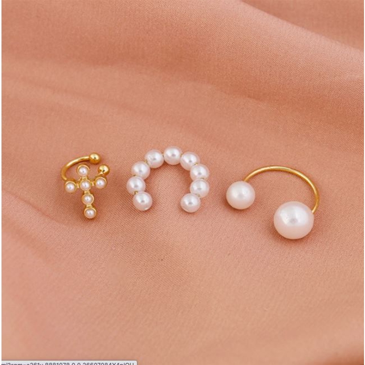 イヤーカフ イヤカフ 3点セット | パーティードレス通販 Precious Lady | 詳細画像4 