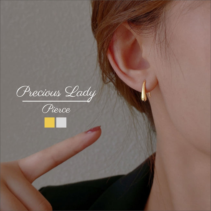 ピアス パーツ シルバー | パーティードレス通販 Precious Lady | 詳細画像1 
