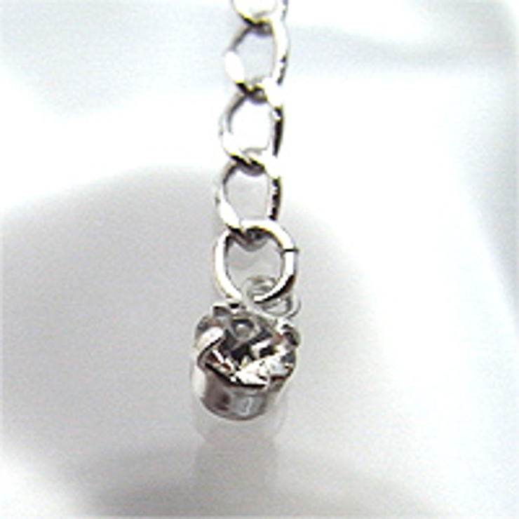 ラインストーン付き チェーンの長さ調節用アジャスター50ミリ ピンクゴールド | アクセサリーショップPIENA | 詳細画像3 