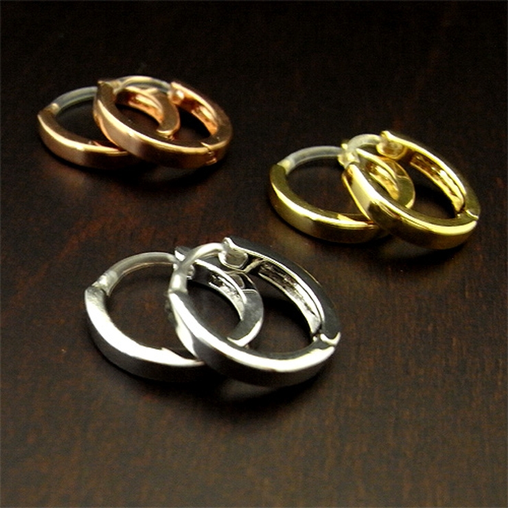 シンプルフープ ノンアレルギーピアス ２ｍｍ | アクセサリーショップPIENA | 詳細画像1 