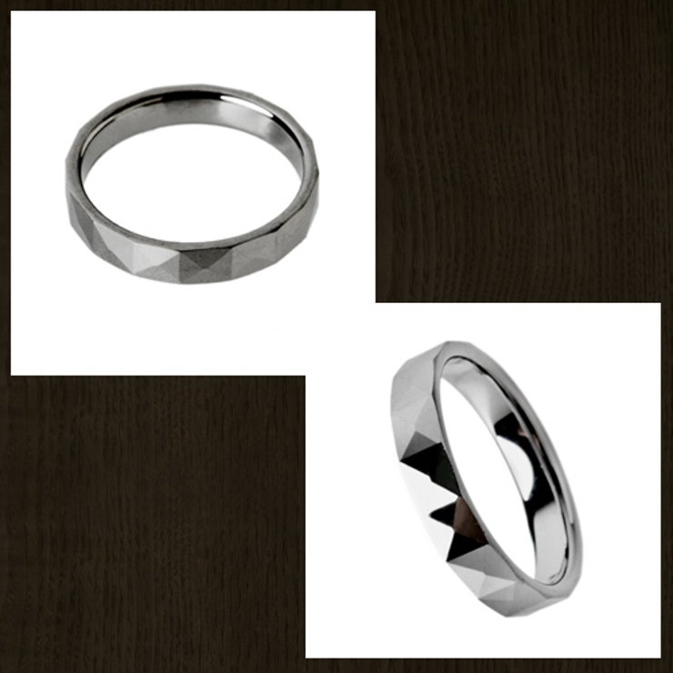 超高純度タングステン 正方形のカットリング ピンキーリングにも | アクセサリーショップPIENA | 詳細画像2 