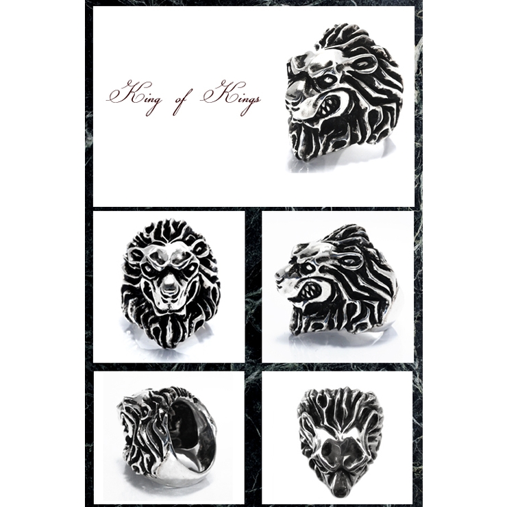 シルバー925 ライオン獅子のKing  Of[品番：PENA0007857]｜アクセサリーショップPIENA（アクセサリーショップピエナ）のメンズファッション通販｜SHOPLIST（ショップリスト）