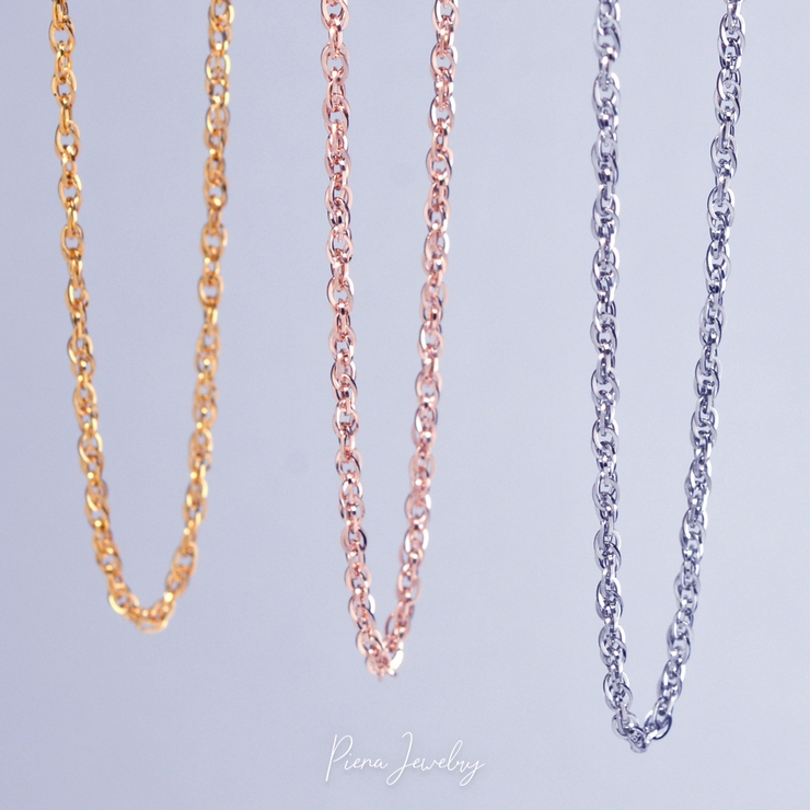 14k スクリューチェーンネックレス Amazon | [OKKO] スクリューチェーン ネックレス チェーンのみ