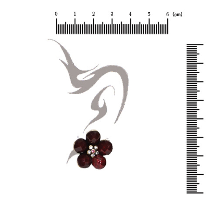 キラキラ カラーアクリルとスワロのお花フラワー | アクセサリーショップPIENA | 詳細画像3 