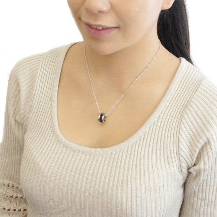 キラキラ リングペアネックレス316Lサージカルステンレス使用 重ね付けもOK | アクセサリーショップPIENA | 詳細画像4 