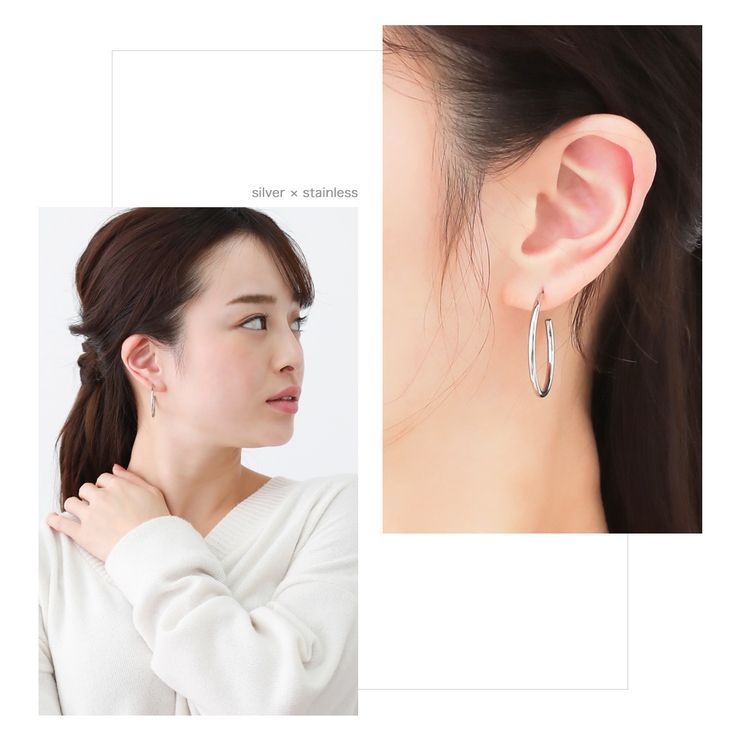 vie フープピアス キャッチピアス | アクセサリーショップPIENA | 詳細画像12 