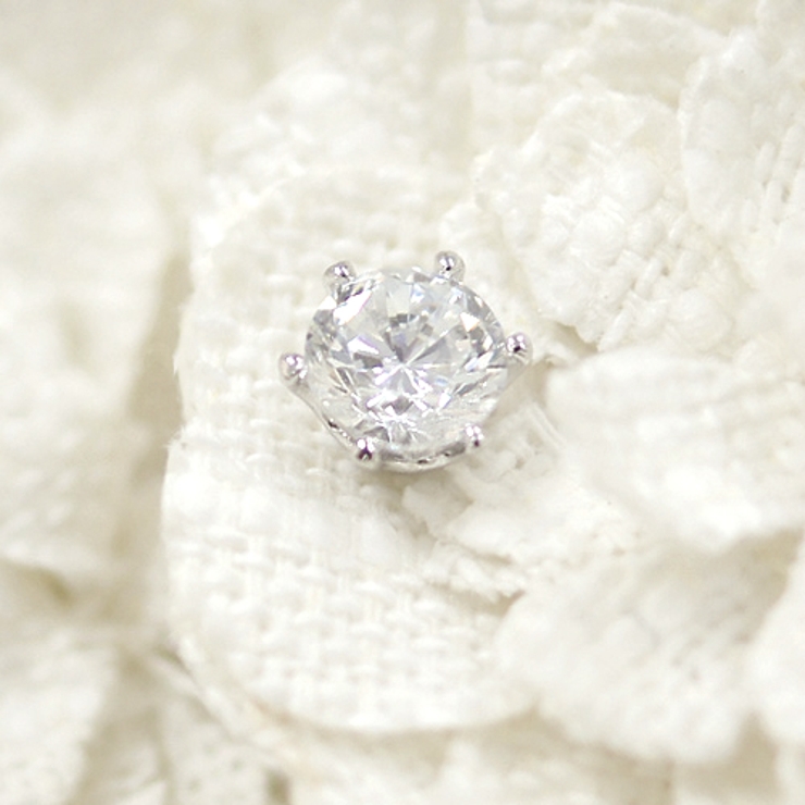 ６本爪ジルコニア ブローチピン スカーフ留め ハットピン タイピンなどに | アクセサリーショップPIENA | 詳細画像4 