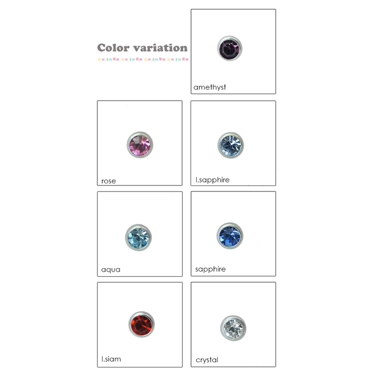 サージカルステンレス製ボディピアス 鼻ピアス 一個売り | アクセサリーショップPIENA | 詳細画像2 