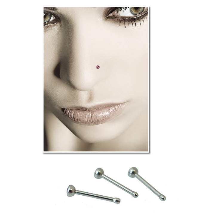 サージカルステンレス製ボディピアス 鼻ピアス 一個売り | アクセサリーショップPIENA | 詳細画像3 