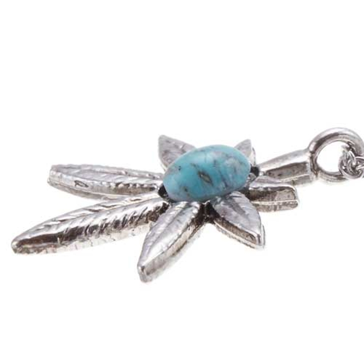 フレンチロープチェーン アンクレット ガンジャターコイズチャーム | アクセサリーショップPIENA | 詳細画像4 