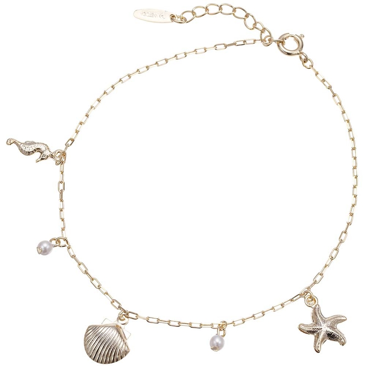 スクエアチェーンアンクレット ニッケルフリー 日本製 | アクセサリーショップPIENA | 詳細画像5 