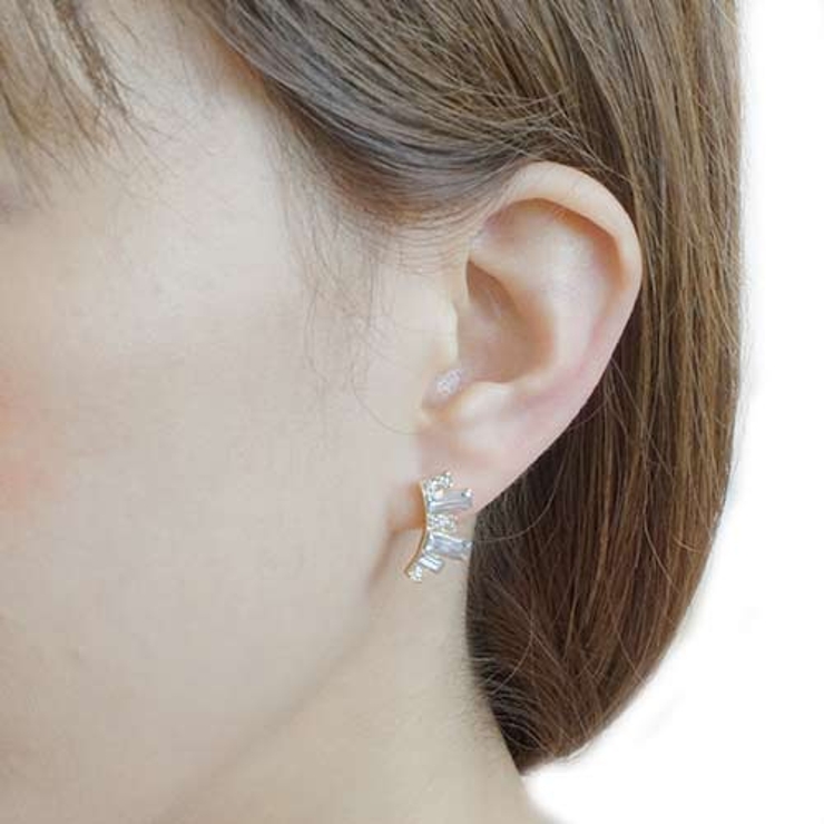 [ナパ] NAPA スクエアビジューピアス | アクセサリーショップPIENA | 詳細画像8 