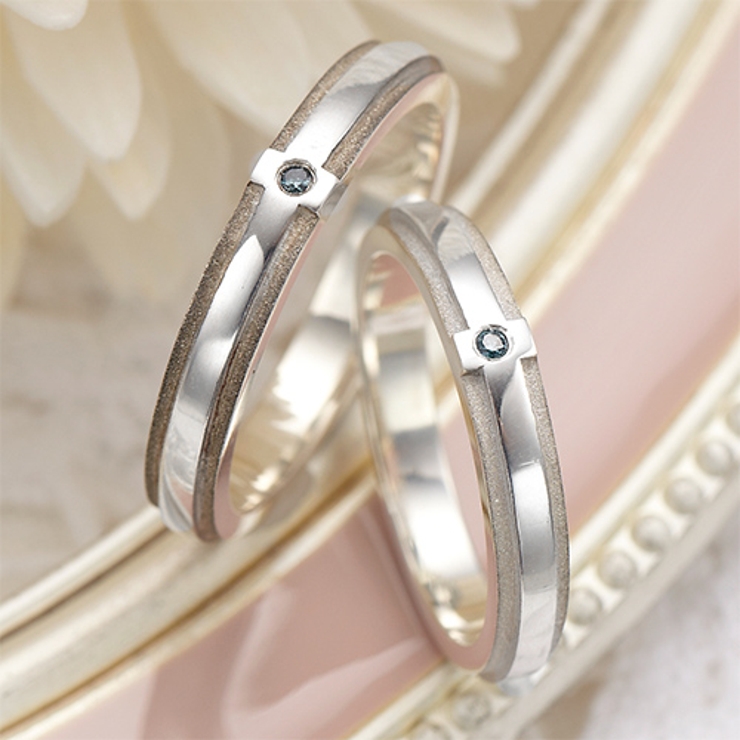 シルバー925製 クロスラインデザインのリング[品番：PENA0006841