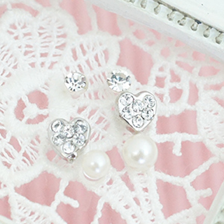 樹脂ポストピアス スタッド 豪華6点セット | アクセサリーショップPIENA | 詳細画像4 