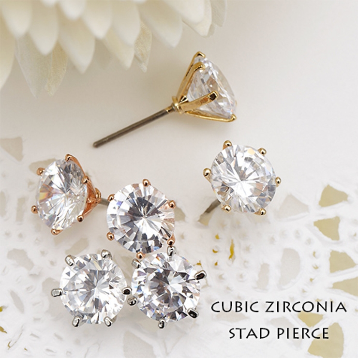 チタン製ポスト ニッケルフリーのスタッドピアス シンプルピアス | アクセサリーショップPIENA | 詳細画像1 