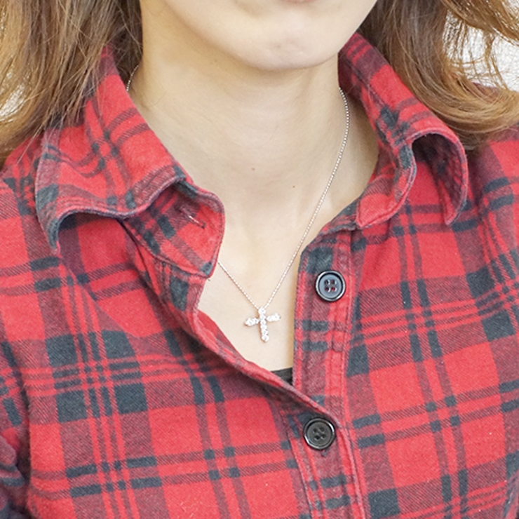 ネックレス ペンダント 10石キュービックジルコニア | アクセサリーショップPIENA | 詳細画像3 