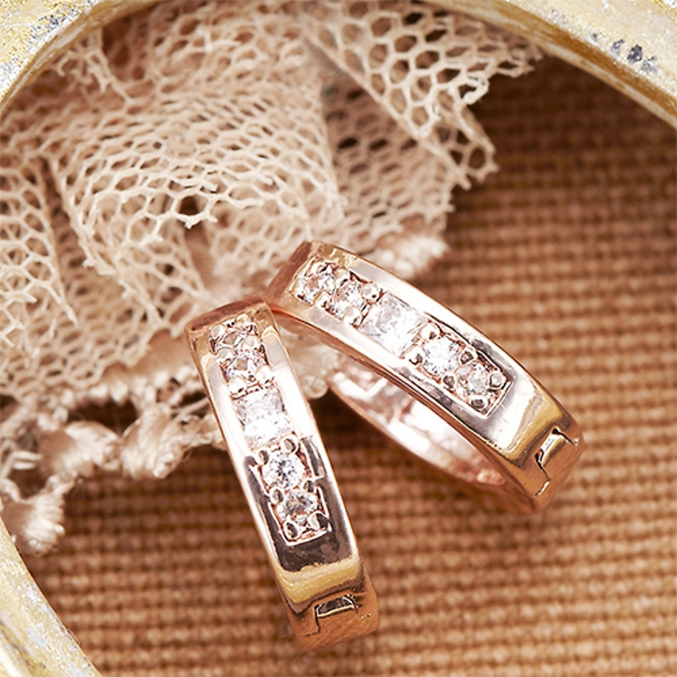 3色のフープピアス ノンアレルギーポスト ポリプロピレン樹脂製 | アクセサリーショップPIENA | 詳細画像1 