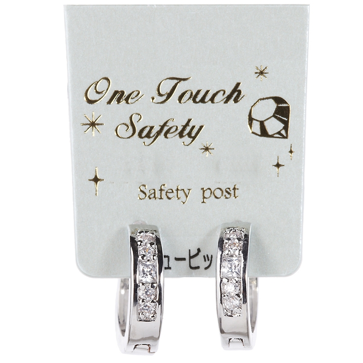 3色のフープピアス ノンアレルギーポスト ポリプロピレン樹脂製 | アクセサリーショップPIENA | 詳細画像4 