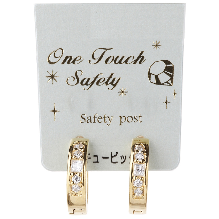 3色のフープピアス ノンアレルギーポスト ポリプロピレン樹脂製 | アクセサリーショップPIENA | 詳細画像5 