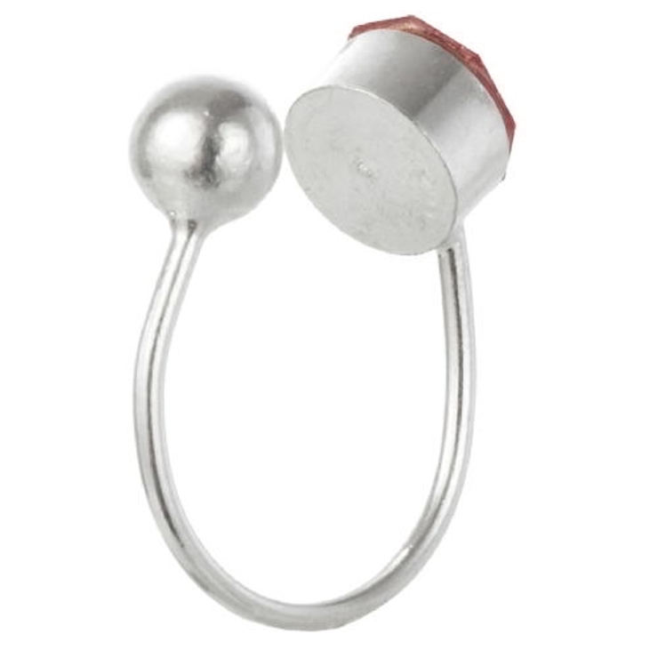 ラインストーンが煌く定番シンプルなノンホールピアス イヤリング レディース | アクセサリーショップPIENA | 詳細画像5 