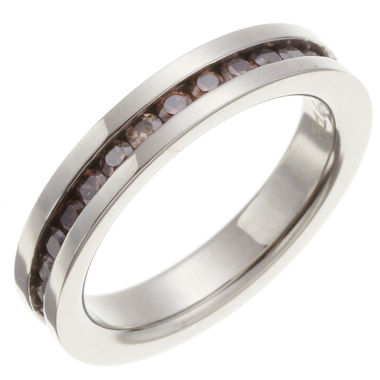 ラインストーンが並ぶフルエタニティリング お肌に優しい素材のサージカルステンレス… | アクセサリーショップPIENA | 詳細画像4 