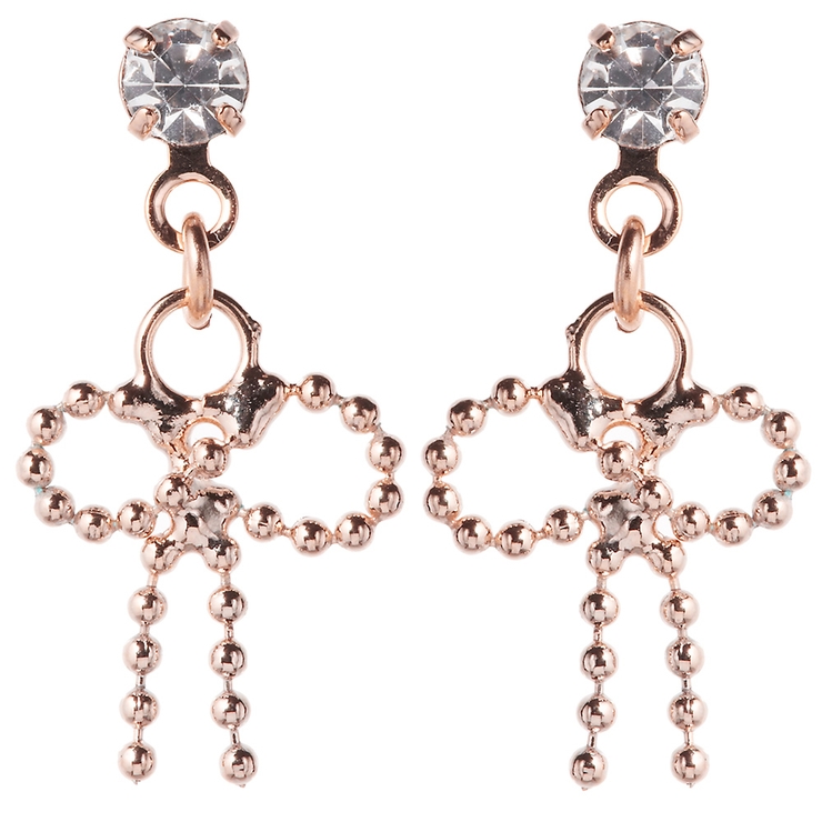 低アレルギーピアス リボンモチーフスタッドピアス チタン製ポスト | アクセサリーショップPIENA | 詳細画像6 