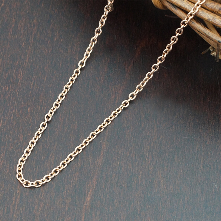 ネックレスチェーン サージカルステンレス あずきチェーン | アクセサリーショップPIENA | 詳細画像1 