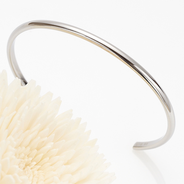 レディースブレスレット 3色のシンプルなバングル サージカルステンレス | アクセサリーショップPIENA | 詳細画像2 