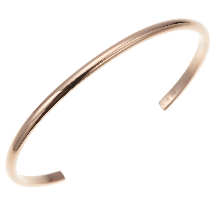 レディースブレスレット 3色のシンプルなバングル サージカルステンレス | アクセサリーショップPIENA | 詳細画像7 