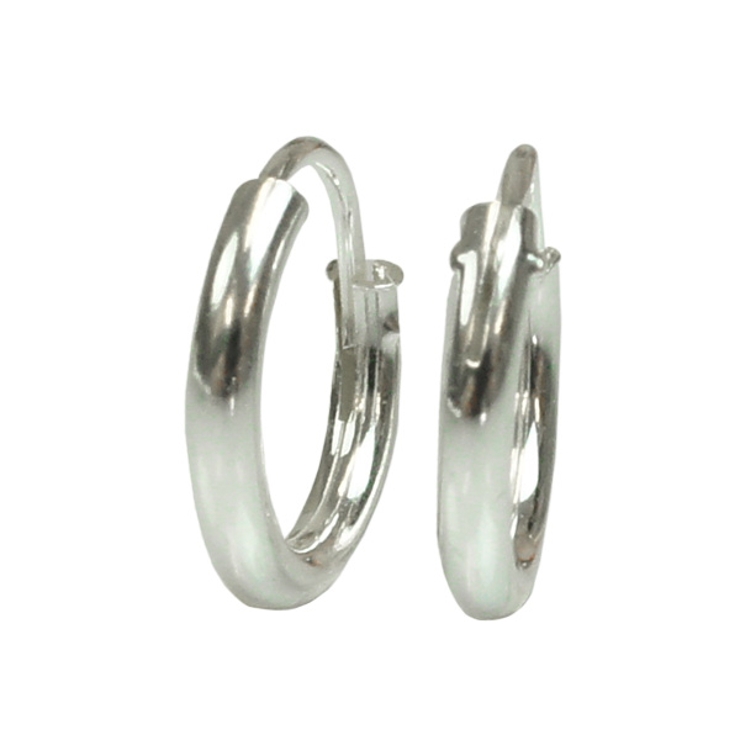 シルバー925フープピアス 10mm リングピアス | アクセサリーショップPIENA | 詳細画像1 