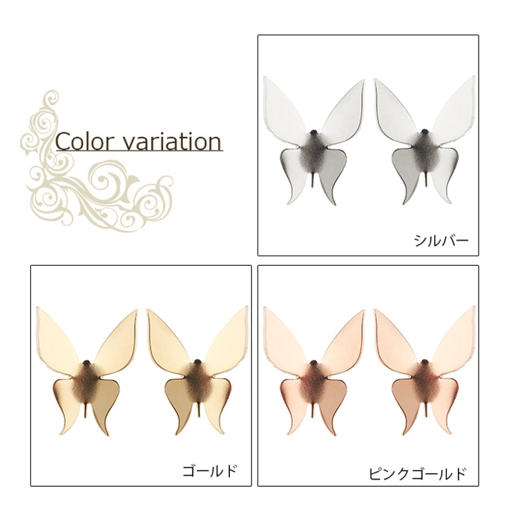 レディース スタッドピアス サージカルステンレス | アクセサリーショップPIENA | 詳細画像2 